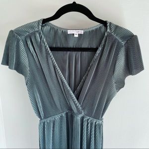 Baltic Born Athena Pleated Maxi Dress Lagoon NWT Maternity Friendly